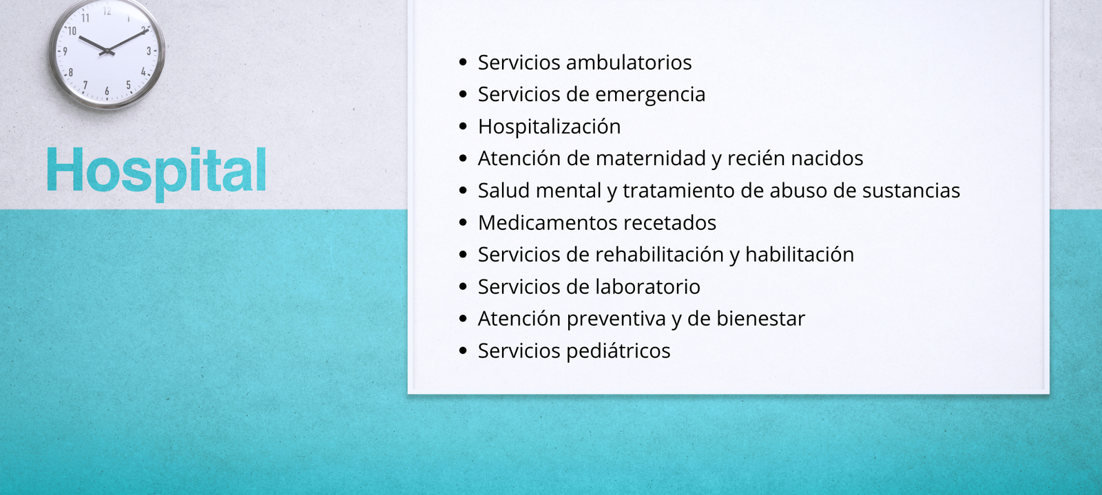 Beneficios esenciales que cubren los seguros médicos ACA en EE.UU.